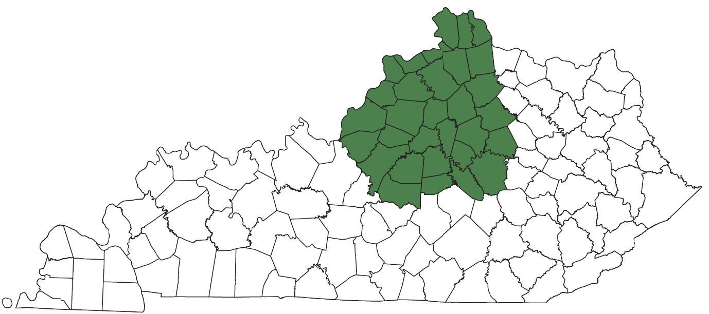 Bluegrass Region Public Lands Map