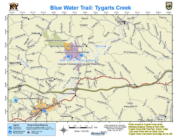 Tygarts Creek Map