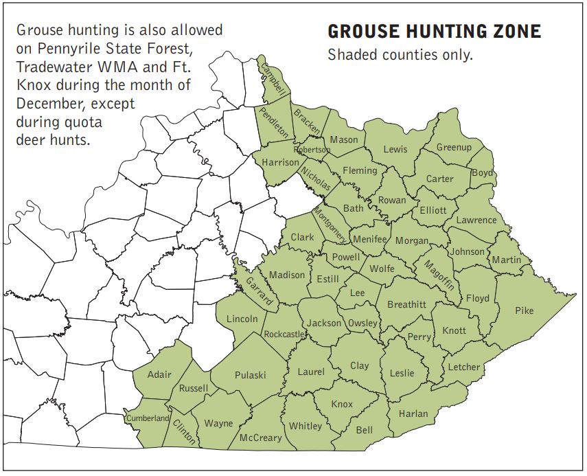 Grouse Zones Map